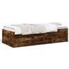 VidaXL Lit avec tiroirs et matelas 90x200 cm bois massif de pin, meuble de chambre à coucher, lit en bois, lit avec tiroir, 3281907