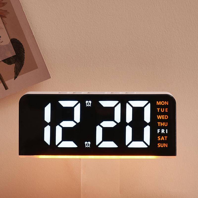Innovative LED Large-word Digital Clock Ambient Light Date Table Clock Multi-function Digital Alarm Clock GH8033