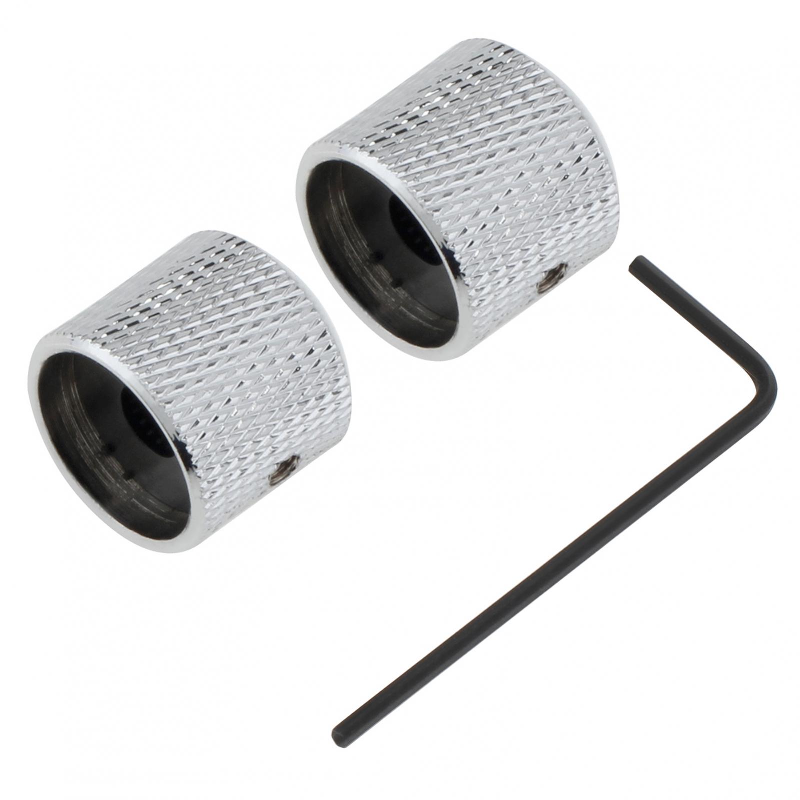 

2 шт., металлический купольный переключатель, ручки регулировки громкости и тона для электрогитары/бас-гитары с регулировочным ключом серебряный