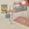Bicchieri da Vino Rosso a Forma di Rosa Bicchieri da Vino a Forma di Rosa con Petali di Rosa Colorati 150/400ml Calice da Vino Rosso a Forma di Rosa Coppa da Cocktail