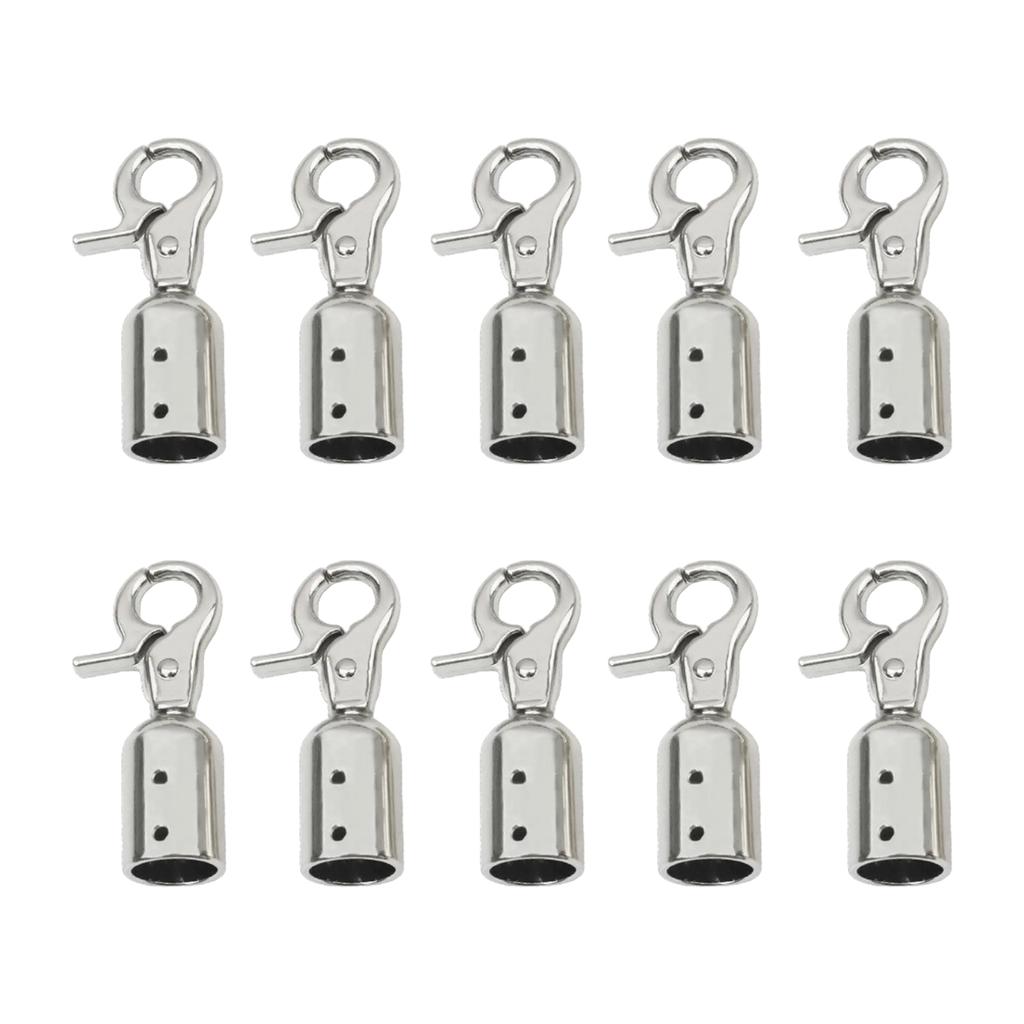Bag Metal Buckles Tassel End Cap Clasp for Bag Straps Handbag Chain Hanger Strap Connector Diy Hardware Accessories