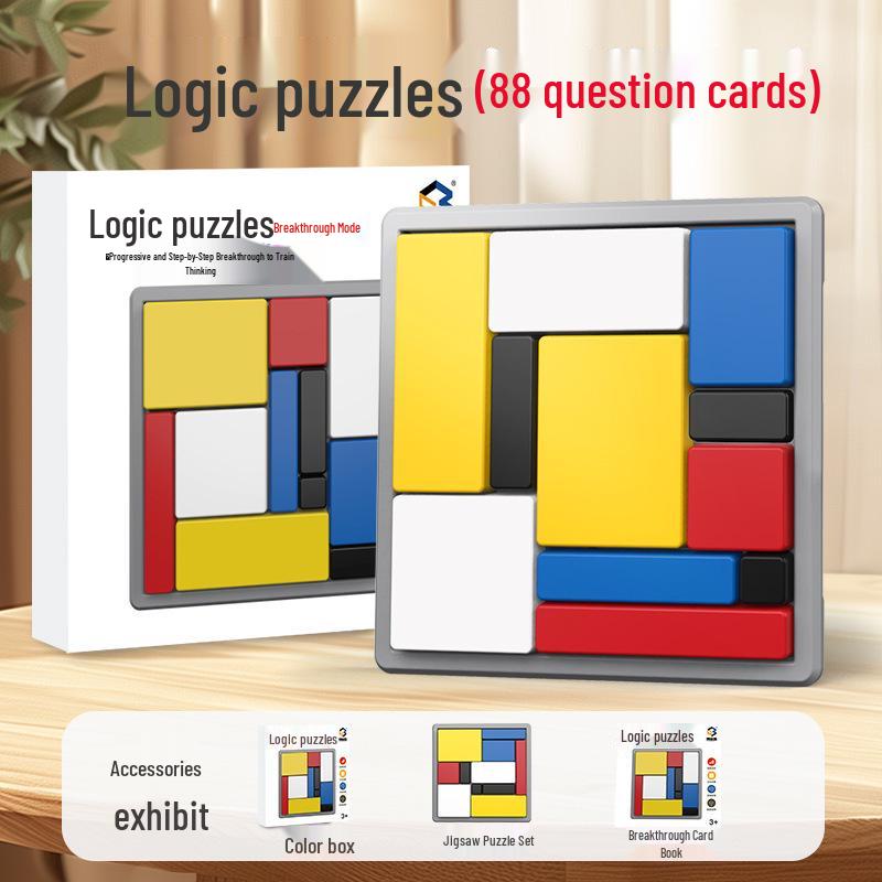 

Children s Logic Puzzle & Educational Building Blocks Game - Parent-Child Interaction & Intellectual Development