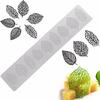 Food-Grade Decoration Molds Decorative Leaf-Shaped Reusable Leaf Molds Creative Baking Molds for Diy Baking Projects