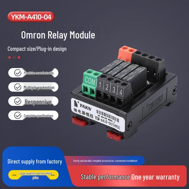 

Omron YKM-A410-04 24VDC Relay Module