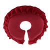 Travel Neck Pillow Ergonomic Face Cradle Cushion Soft Polyester Headrest Pillow for Camping Office and Airplane Rest