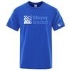 2026 Meyer Sound Logo Print New Summer Unisexs Short Sleeve Solid Color Casual Trendy Breathable Loose Round Neck Tshirt