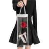 10 Stück Blumen-Verpackungsbeutel, transparente Blumenstrauß-Geschenktüte, Floristen-Dekoration