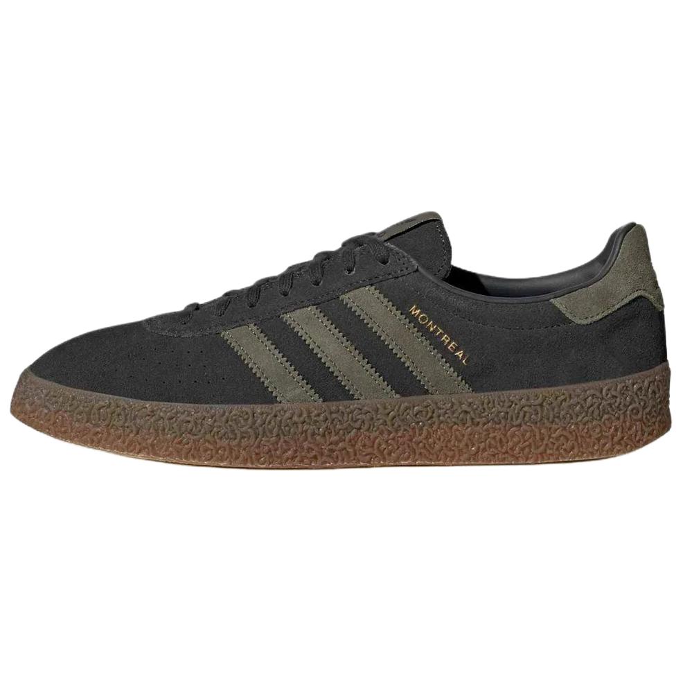 Adidas Originals Montreal Versatile Comfortable Skate Shoes Unisex Sneakers Black Green IH9120 36