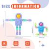 Robot Fidget Spinners For Kids Transformable Fingertip Gyro Chain Toy Deformable Diy Stress Relief Fidget Sensory Toys Adults