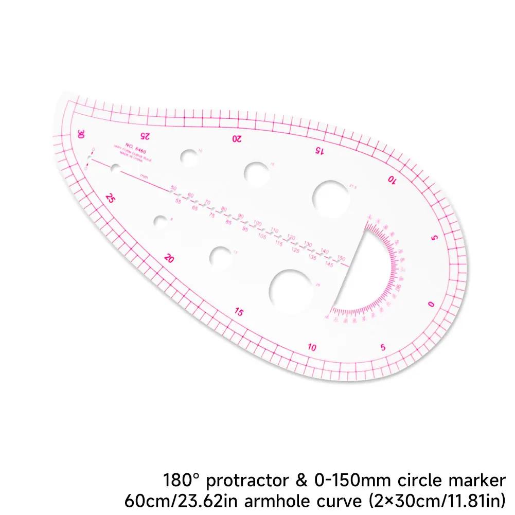 Tailor Measure Ruler Soft Grading Design Ruler French Metric Curve Template Sewing Accessories For Clothing Pattern Making DIY