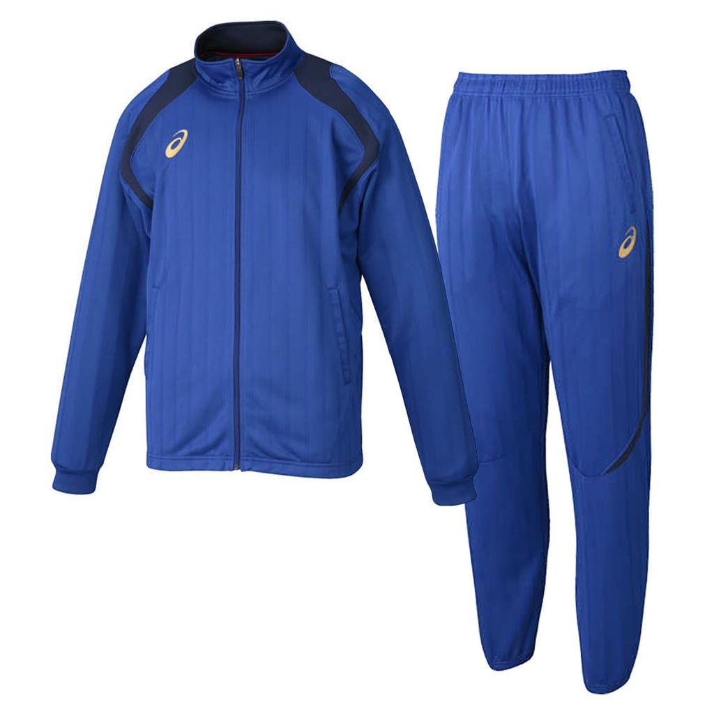 Asics Set Jachetă Pantaloni Top și Bottom 130 & (albastru) XST334-45-XST434-45