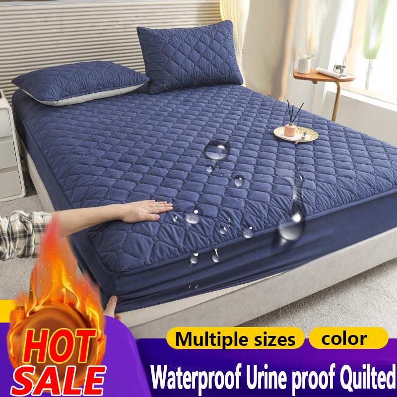 2025Thickened Waterproof Bed Sheet Quilted Bed Sheet for Infants, Elderly, Urine Barrier, Anti-Mite, Dustproof Bed Cover
