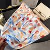 Luxury New Design Print Scarf Women Silk Scarves Bandana Hijab Neckerchief Shawl Kerchief Hair Band Foulard Lady
