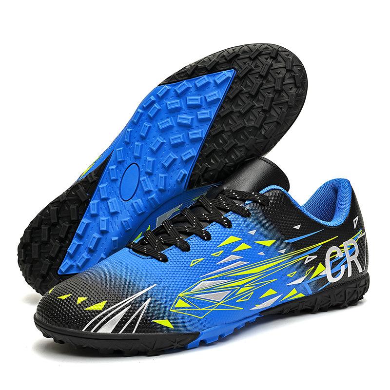 A 2025 low-top football shoe men's and women's game training AG spike broken nail sneakers youth sneakers