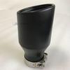 Car Muffler Modified Tail Pipe Stainless Steel Black Large Caliber 115 Universal Tail Throat Matte Car Accessories Exhaust Tips