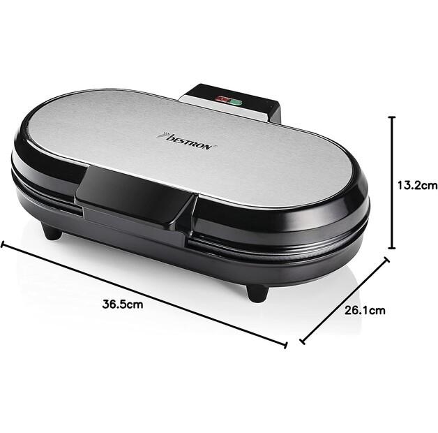 Waffle Maker Bestron ADWM730S Double Heart-shaped