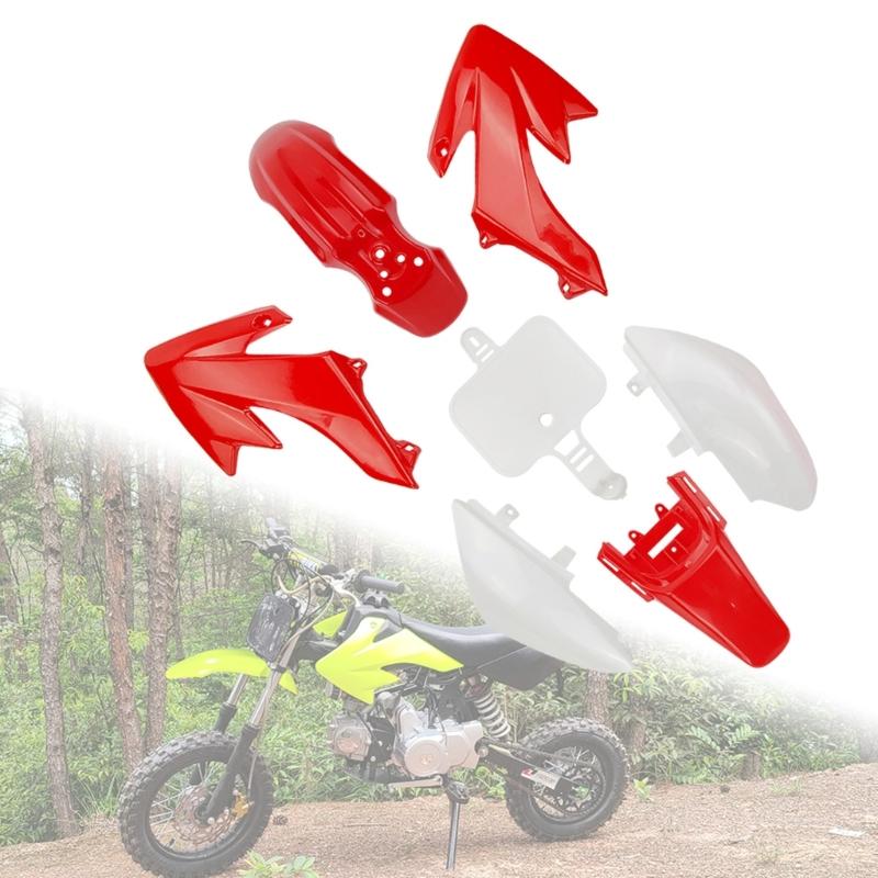 Plastic Fairing Body Kits Mudguard For CRF50 XR50 Pit Dirt Motorcycles Trail Bikes 2024 Year