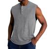 Men's Summer Solid Color Sports Buttons Vest Men's Sports Casual Vest
