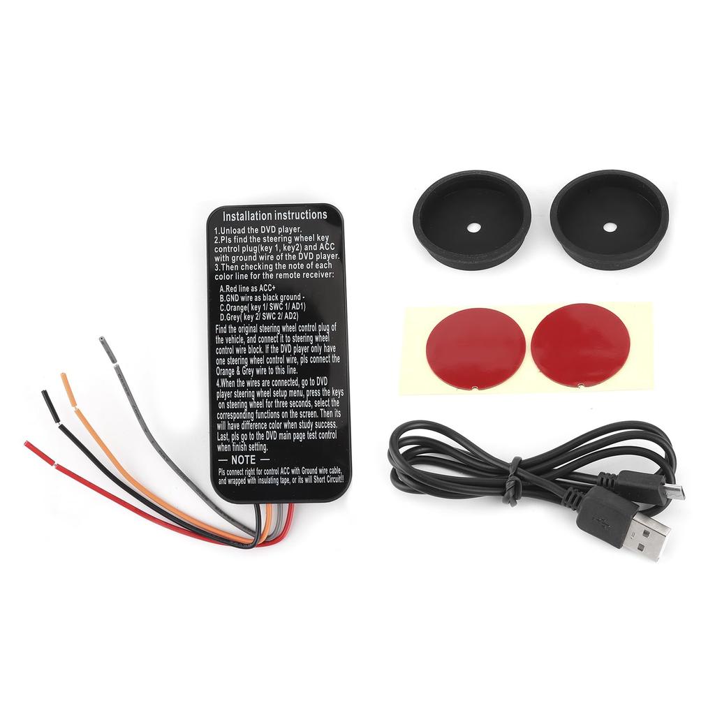 Steering Controller Buttons Control Buttons Steering Wheel Remote Control 5m Transmission Distance Multimedia Player