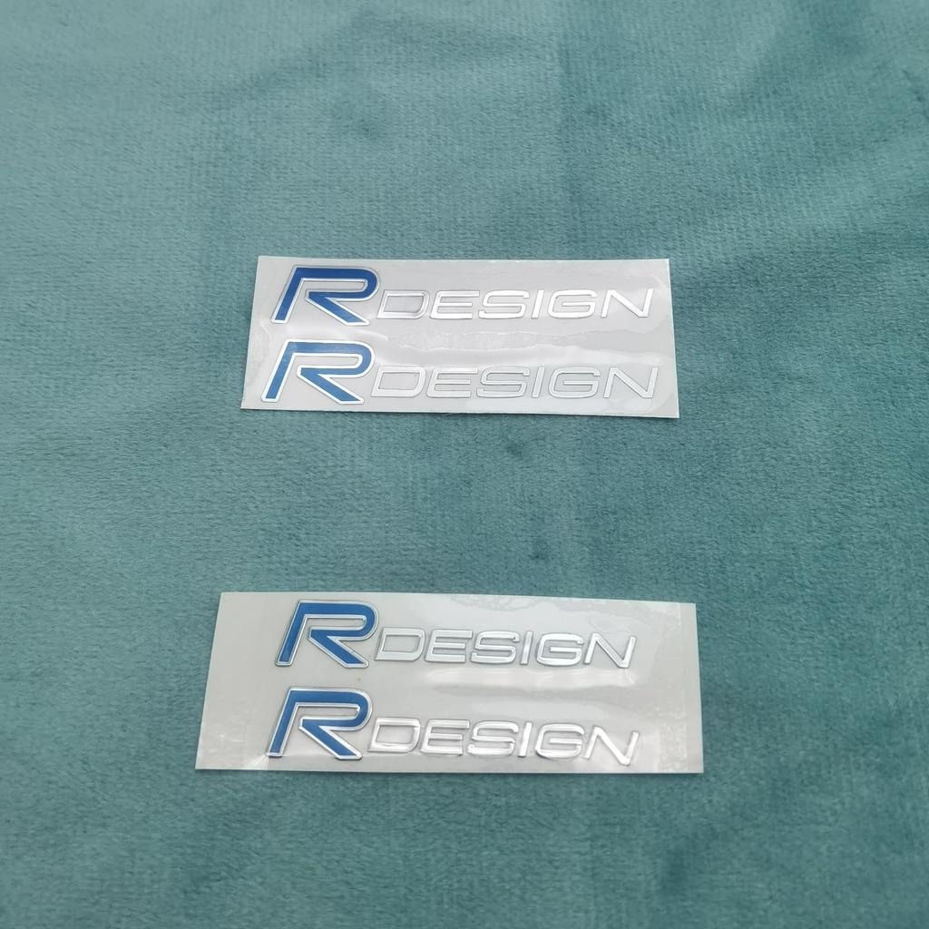 2Pcs Aluminum Car Central Control Emblem, Car Door Inner Wrist Sticker, Car Door Window Badge for XC90 XC70 XC60 XC40 V90 V60 V50 V40 S60 S90 S80 C30
