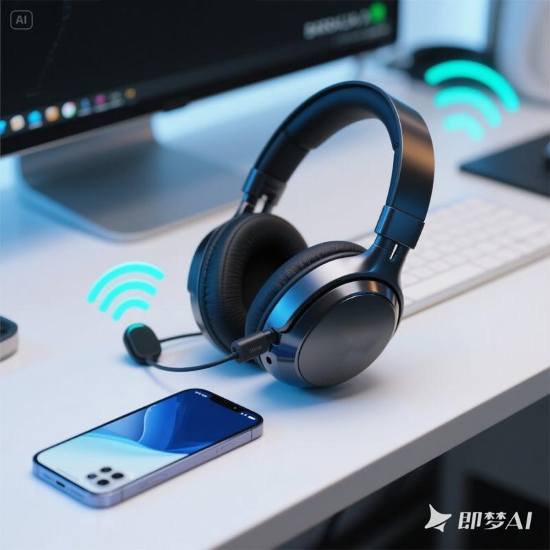 Gaming Microphone With AI Noise Cancelling And Easy Installation Design Flexible For BarracudaX PC Music Player Headsets
