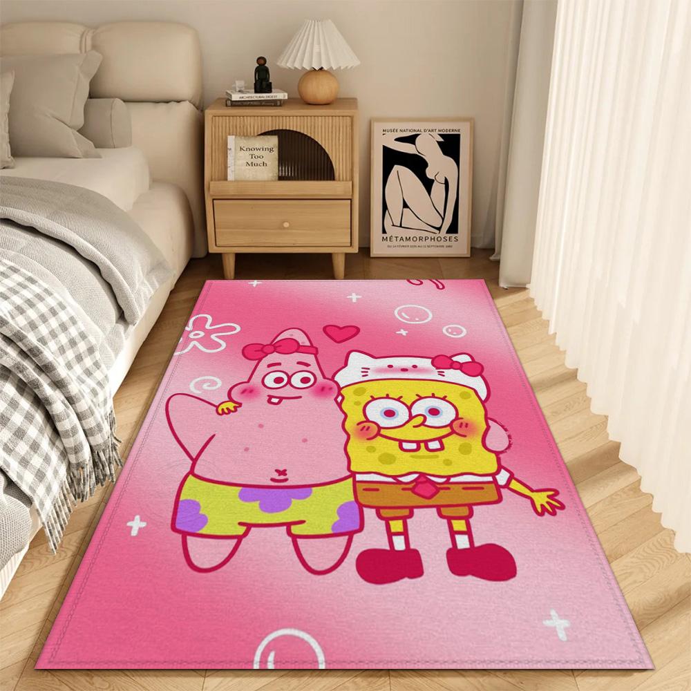 Fashion Entrance Mat Living Room Rugs Decoration S-spongebob Super Absorbent Bathroom Rug Kitchen Carpet Bath Mats Balcony Door