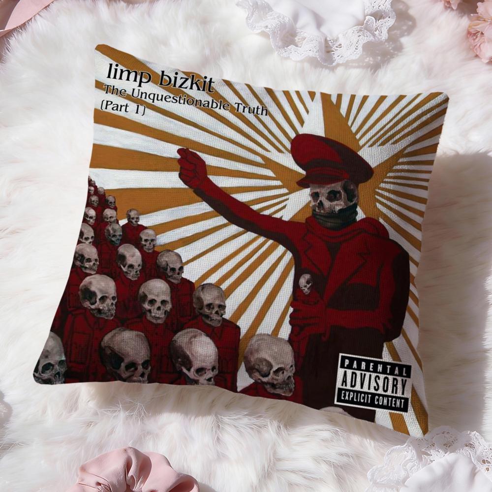Band L-Limp BizkitS Cushion Cover Premium Comfort Reversible Pillow Cove -Two In One Design for Any Room & Car Interior