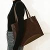 Tote Bag, Fashionable Frosted Bag, Large Capacity, High-end Commuting Shoulder Bag, Women's New Minimalist Women's Bag