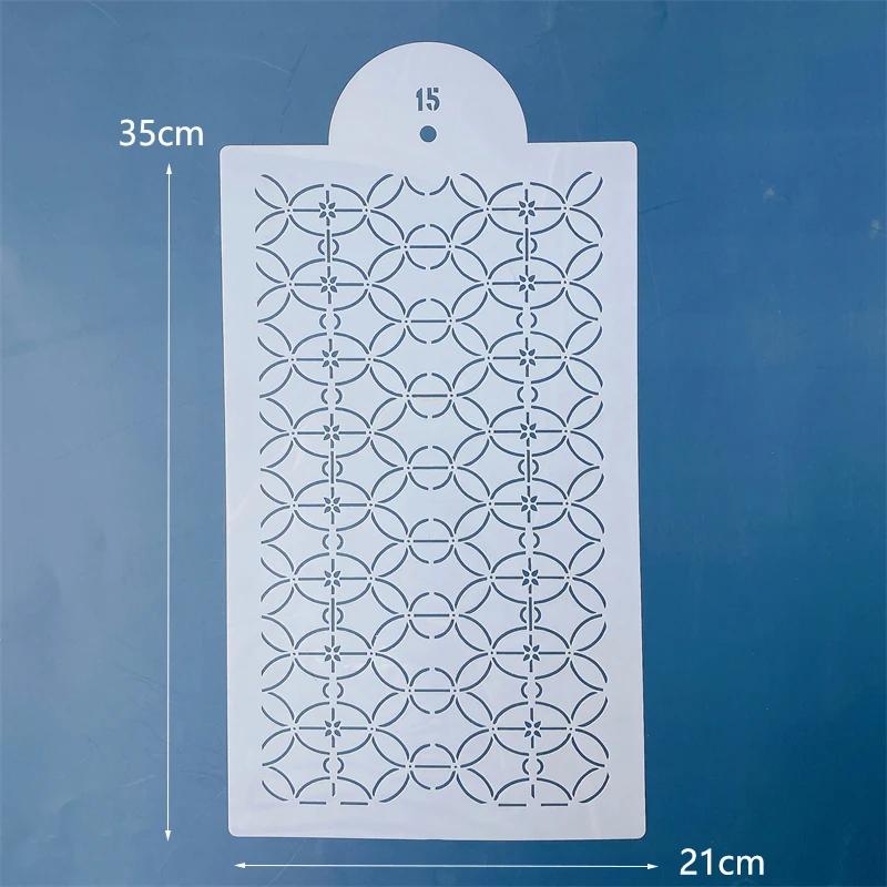 Nowe szablony siatkowe do ciasta z masy cukrowej, znaczki, szablony do wytłaczania, narzędzie do dekorowania, forma do spryskiwania na wesele, rysowanie malowanie na ciasteczka, czekoladę