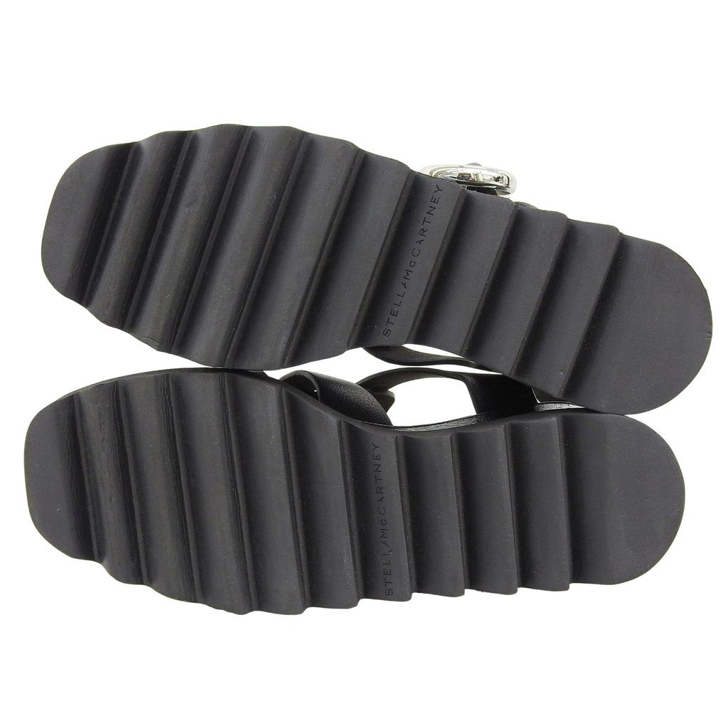 Excellent Stella McCartney Sandals Ellis black Faux leather Women 34 81053 Used