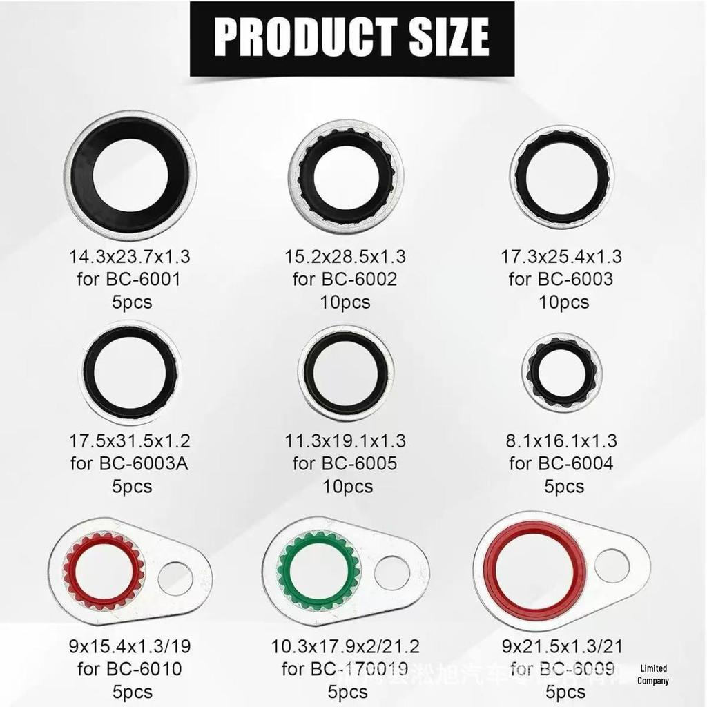 Buick Car Carbon Steel Air Conditioning Gasket Compressor Set