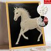 5D DIY Pearl Diamond Painting Kit Horse Full Drill Embroidery Mosaic Art Home Wall Decor Gift