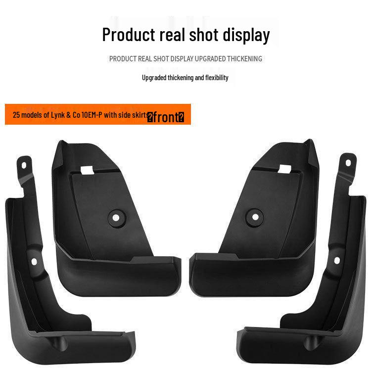 Car Mud Flaps for 2025 Geely Lynk & Co 10 EM-P with Side Skirts