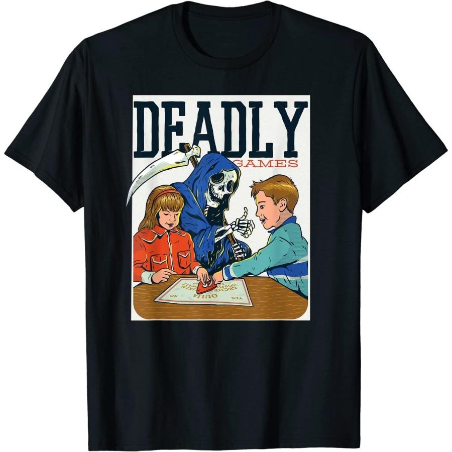 HATANSE Deadly Games, Lets Summon Spirits Witchcraft Ouija Board T-Shirt XXXXXL чёрный