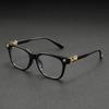 Fashion Square Frame Eyewear for Women Men Classic Casual Travel Decorative Glasses