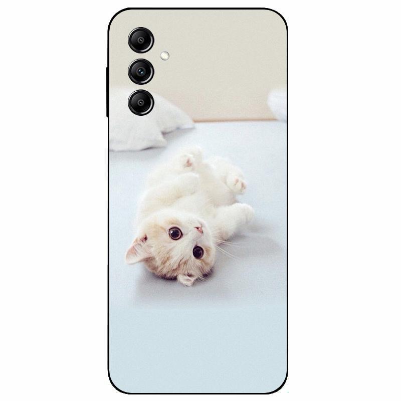 For Samsung A14 4G A 14 M14 5G Case Painted TPU Soft Silicone Black Funda for Samsung Galaxy A14 A145F Bumper GalaxyA14 M 14 Bag