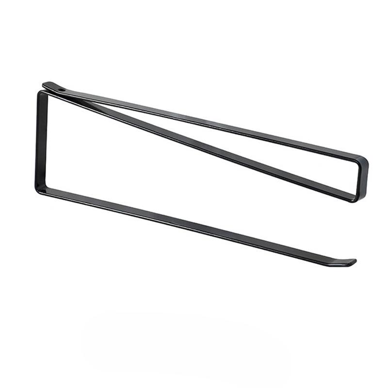 

Специальная подвесная стойка для кухонных бумажных полотенецБытовой шкафНеперфорированный крючок для салфетокЖелезная стойка для хранения чёрный