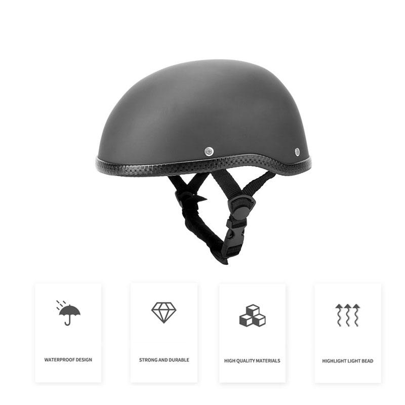 Männer Frauen Motorrad Reiten Halb Helm Retro Sommer Sonnencreme Open Face Halb Helm Für Elektrische Fahrrad Schutzhelm