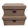 Leather Storage Box Clothes Organizer Boxes Large Accessory Organization Case Luxury Bedroom Closet Organizing Cases Furniture