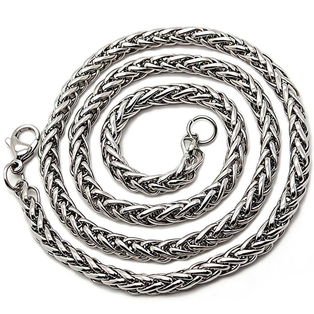 Trinket Accessories, Flower Basket Chain Accessories, Men's Keel Chain Simple Hip Hop Accessories Pendant Necklace Accessories