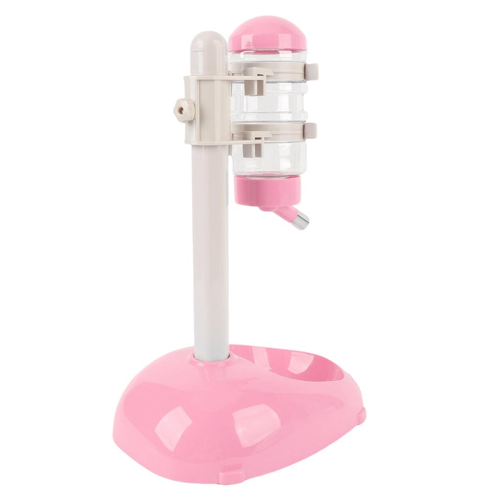 Pet Standing Water Dispenser Feeder Height Adjustable 500ml Capacity Standing Automatic Water