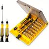 45 In 1 Mini Screwdriver Set Kit Tools Set Small Precision Screwdriver Kit with Tweezers Extension Shaft for Repair Maintenance