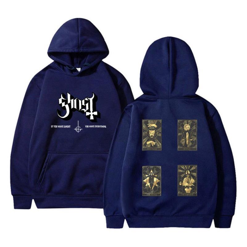 Rock Band Ghost If You Have Ghost You Have Ecerything Sweat à capuche Mode Sweat à capuche Imprimé Drôle Sweat-shirts Hommes