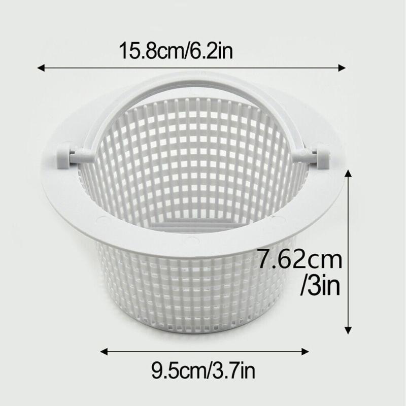 Quickly Install Pool Skimmer Basket Stable Swimming Pool Skimmer Replacement Basket For Water Cleaning