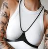 Neue Mode Damen Y2K Träger Body Harness PU Leder Gürtel Verstellbar Schwarzes BH Harness für Tägliche Outfits Party Cosplay Decora