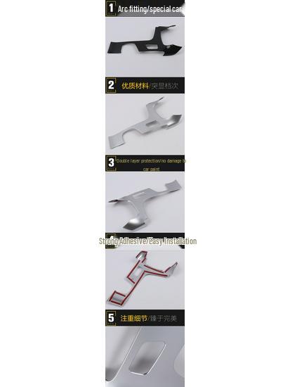 XT5 Gear Shift & Console Decoration Set: Fits 16 Models - Dashboard, Cup Holder, and Shift Panel Accessories