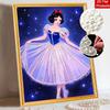 Disney SnowWhite pearl painting handmade diy pearl art painting simple living room hanging painting decoration