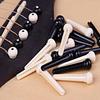 Wooden Guitar Bridge and String Pins Set