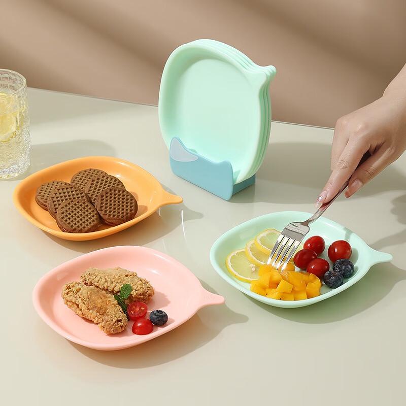 Fumede Household Multi-Purpose Discard Plate Set - 3 Mixed Colors
