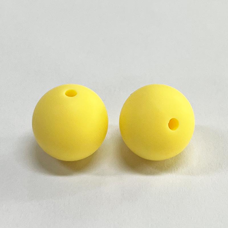 15mm Macaron Silicone Round Beads for Baby DIY Pacifier Chains